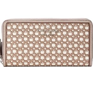 ☃️ NEW Kate Spade Wallet Spade Link Large Continental Zip Around Geo ☃️